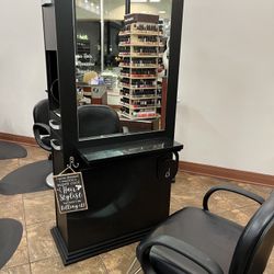 Double Sided Salon Station 