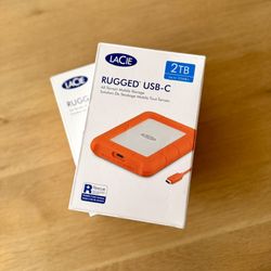 Lacie 2TB Portable Hard Drives x2 = 4TB!