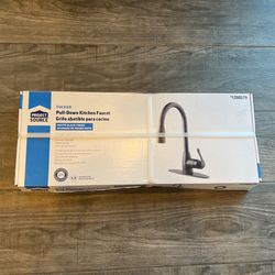 Brand new Project Source Black Kitchen Faucet
