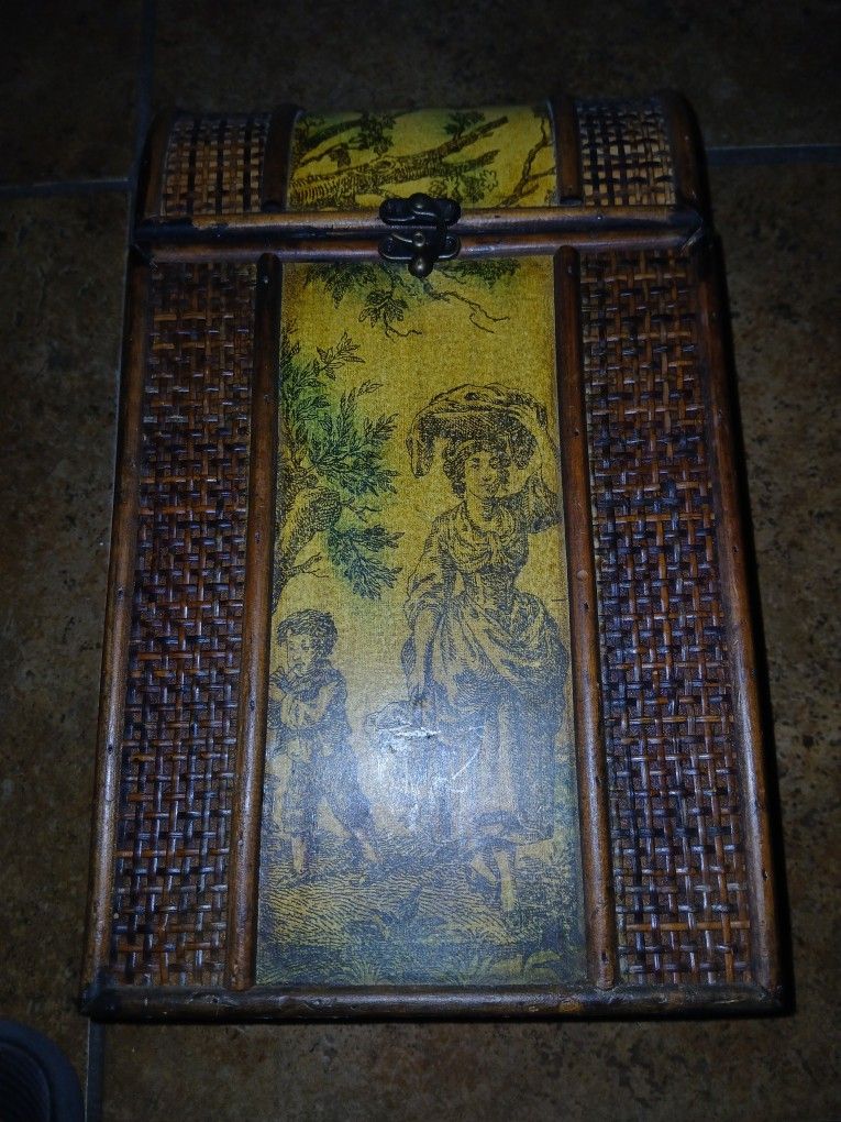 Vintage Wooden Wine Box