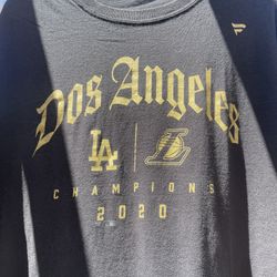 Dodgers /Lakers , 2020 Dual Champions Tshirt 🏆🏆