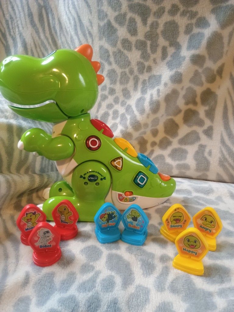 V Tech Dino Mix An Match