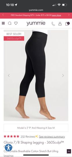 Gloria 7/8 Shaping Legging - 360Sculpt™ Cotton  XL