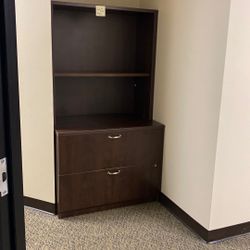2 Drawer Lateral Hutch File cabinets $60 