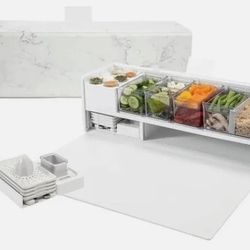 Prepdeck Marble Design Kitchen Cutting Station