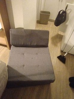 Grey folding/layout chair