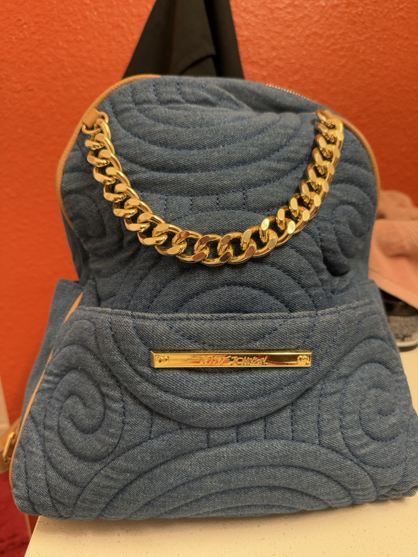 Betsey Johnson Denim Exterior Bags & Handbags for Women