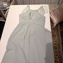 Azazie Ginger Bridesmaid Dress – Agave (Sage Green) – Size A4 – New