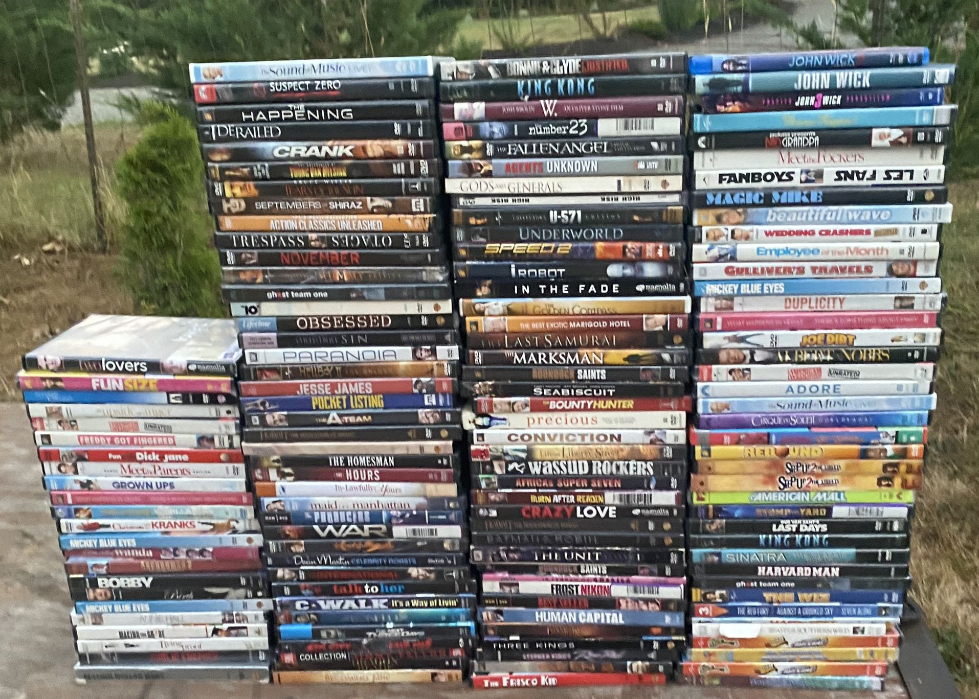 DVD Movie Lot New and Used 153 Movies!! ** LOWERED PRICE ** Less Than .50 Each