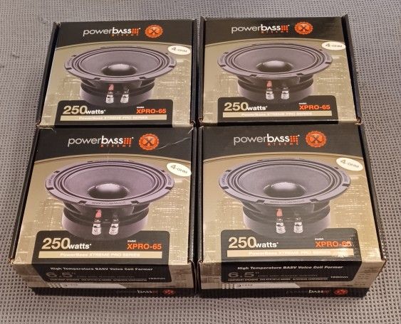 NEW! 6.5" PRO MID-RANGE speakers