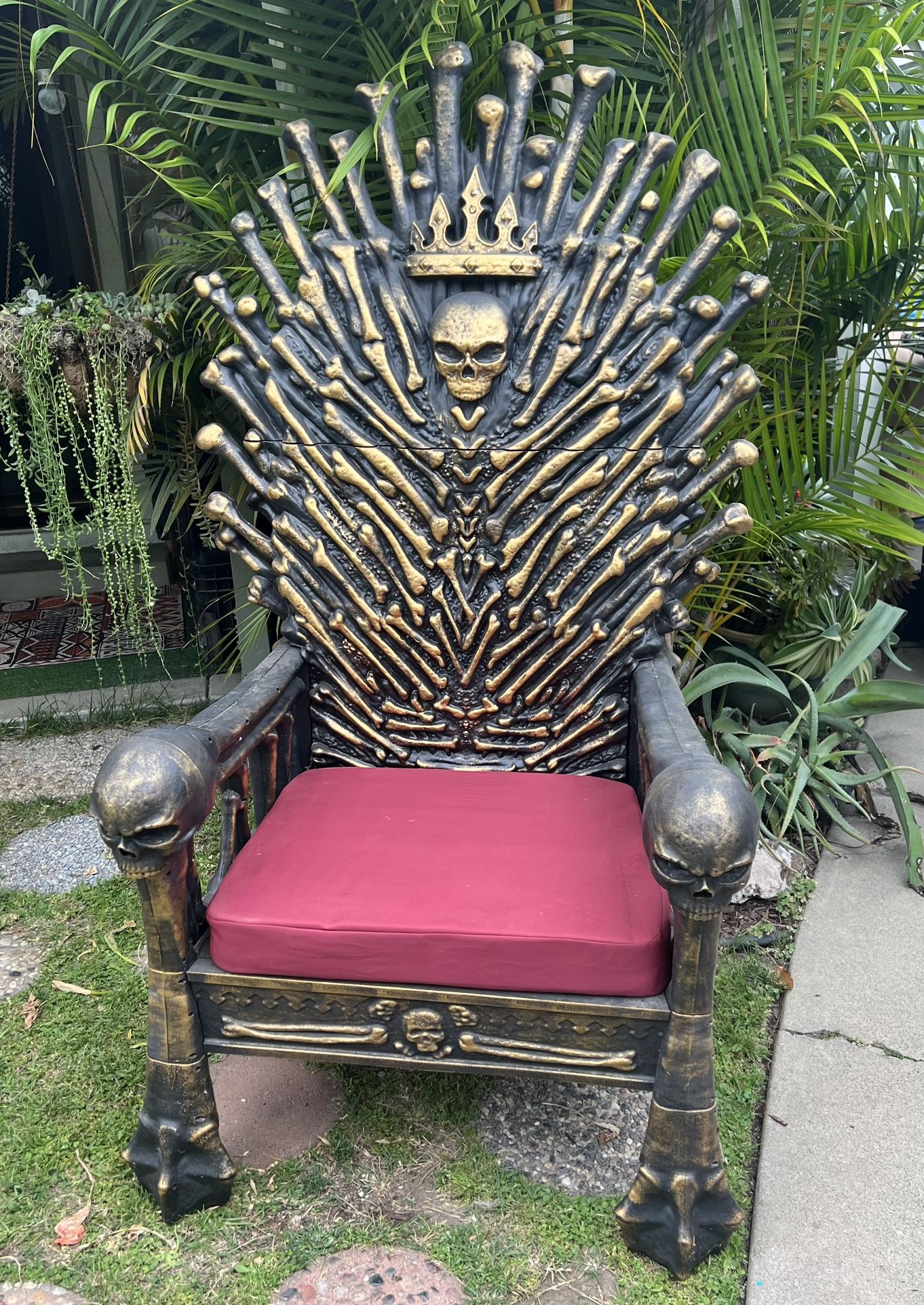 Home Depot Home Accents Holiday Decorative Bone Throne