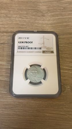 2011 S JEFFERSON NICKEL GEM PROOF.