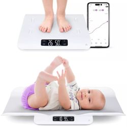 Greater Goods Smart Baby Scale Bluetooth Babies Infant Toddler Scale, White