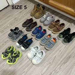 Toddler Size 5 Shoes Bundle – 11 Pairs
