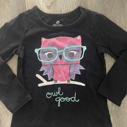 Girls Long Sleeve Tee Size 5 Excellent Condition