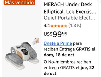 MERACH Under Desk Elliptical Leg Exerciser