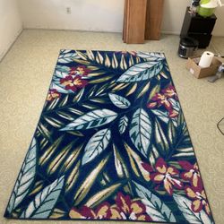 Tropical Floral Rug (155cm x 246cm)