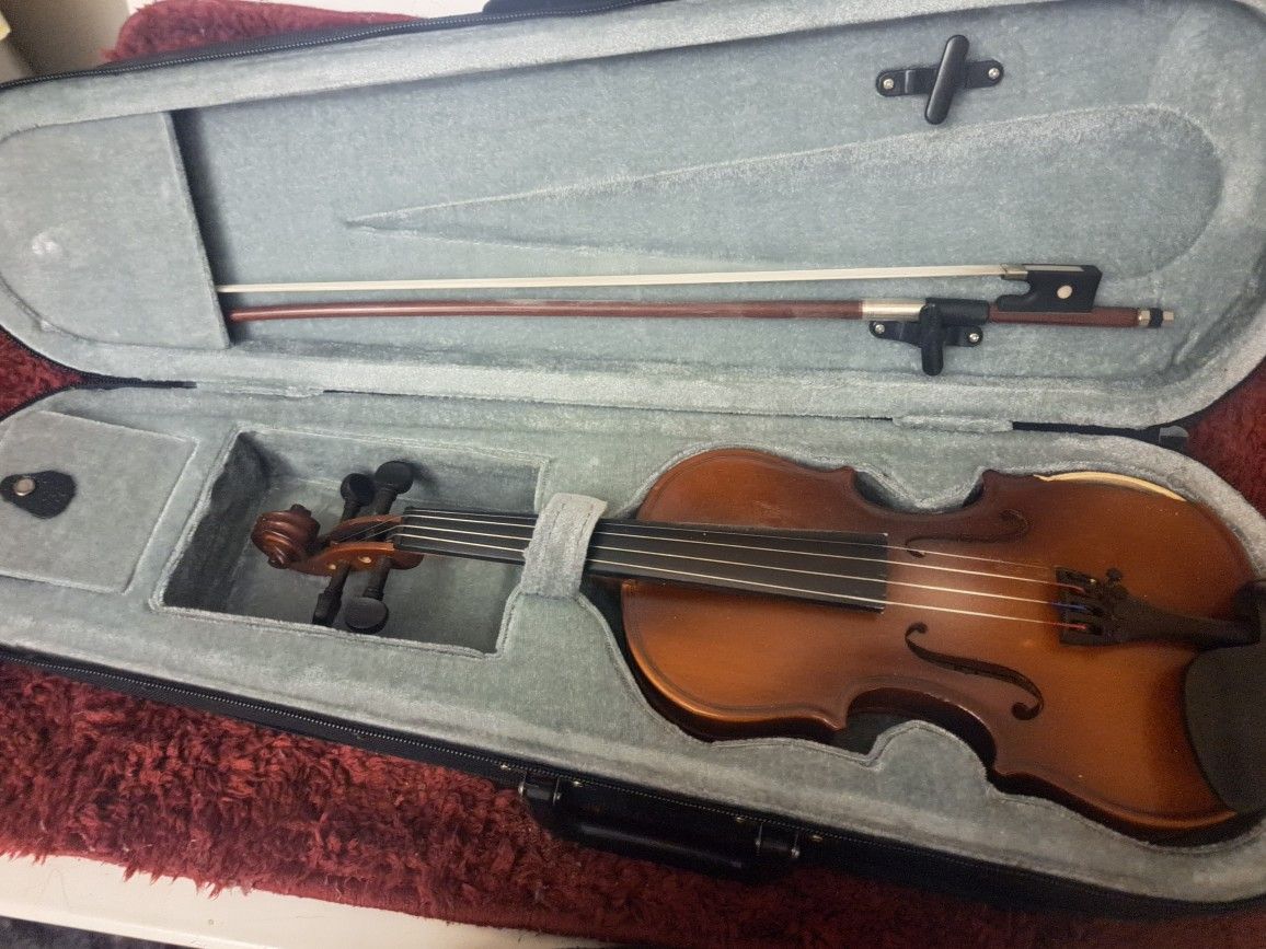 Mendini VIOLIN For Parts WITH Case 