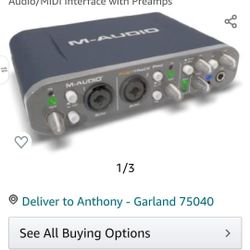 M Audio Fast Track Pro!!! $100.