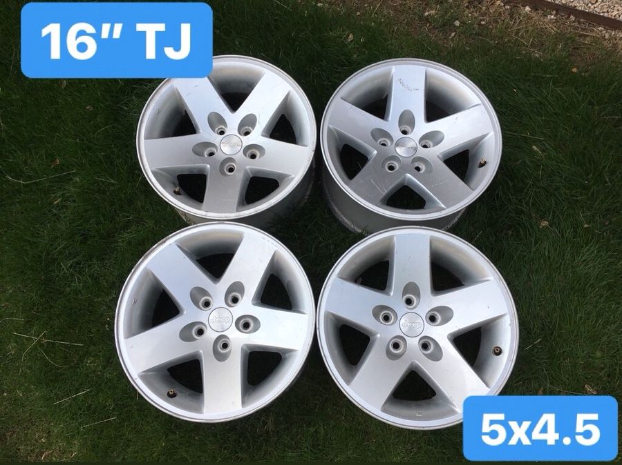 Jeep Wrangler TJ Rubicon 16” wheels Moab rims  for Sale in Phoenix, AZ  - OfferUp