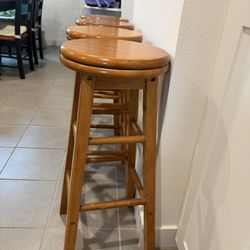 Bar Stool Set Of 4- 30in H