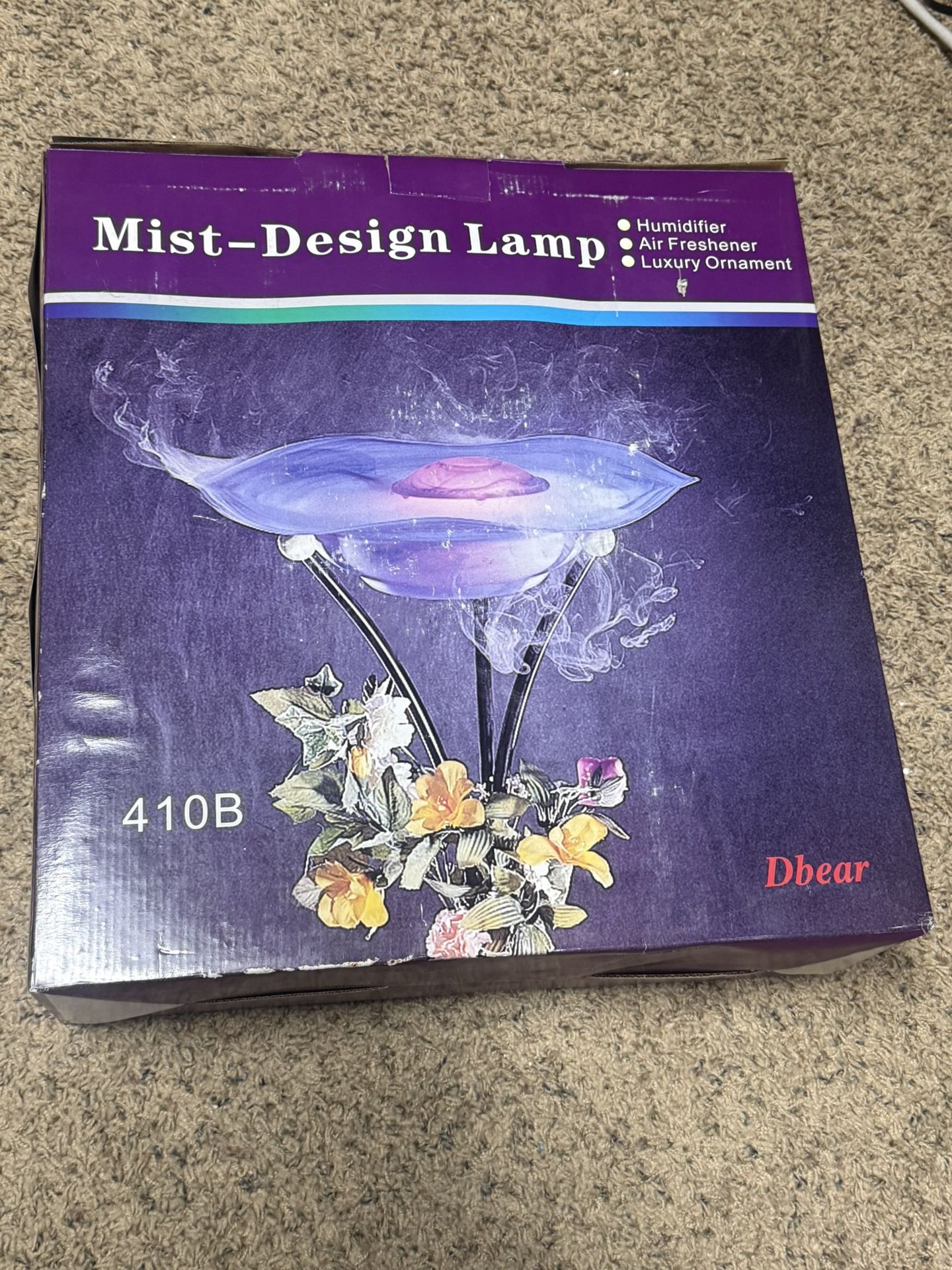 NIB 90’s Vintage Rare Mist-Design Lamp Diffuser humidifier