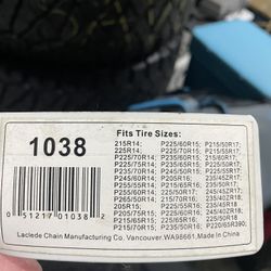 Snow Chains !! Size 14,15,16,17,18