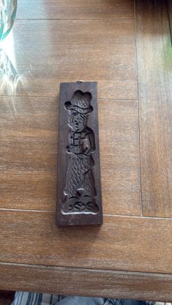 Vintage Dutch Cowboy Cookie Mold