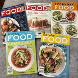 Every Day Food Recipe Magazines, Martha Stewart