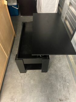 Lift-Top Coffee Table with Hidden Storage