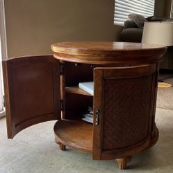 Set of end tables with Storage (2 of them) - $1000