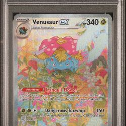 PSA 9 Venesaur EX 198/165 