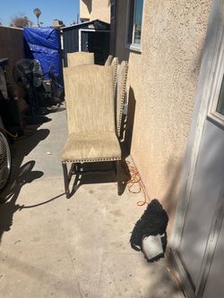Five chairs,