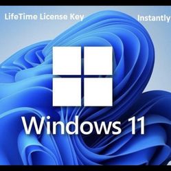 Window 11 Pro 64 Bit Lifetime License Key Send By Message 