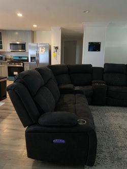 Gray Recliner Couches