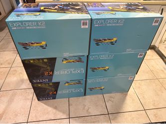 Intex 68307EP Explorer K2 Inflatable Kayak Set NEW