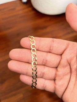 Women's 14k yellow gold bracelet 7in 8.17g