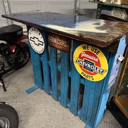 Custom Resin made ~man cave ~Mini bar~