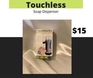 Touch less soap dispenser