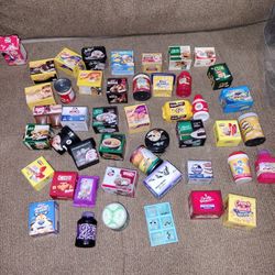 Shopkins Mini Brands Real Littles w/ Figures Food Brands Grocery Toys Lot of 46