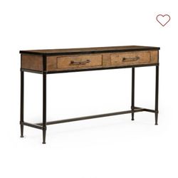 Pottery Barn Reclaimed Wood Console Table 