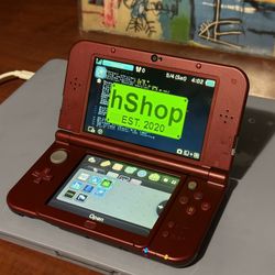 DUAL IPS New Nintendo 3DS LL In Red 