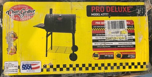 CHAR-GRILLER PRO DELUXE MODEL # 2727
