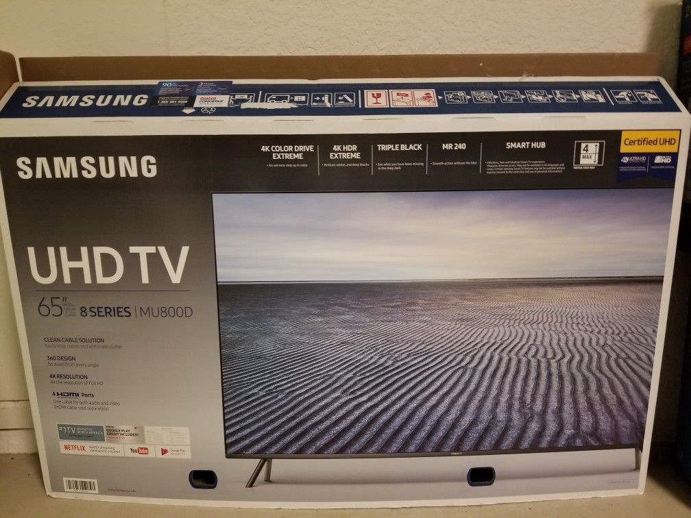 Samsung 65" 4K UHD Smart Tv 8 Series MU800D