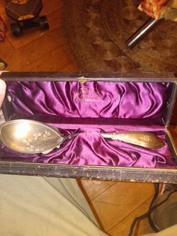 John G Ashelman Sterling Silver Gold Wash Jewelers Spoon From Late 1800s