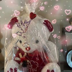 Valentines Gift. Perfume. Bear. Oso