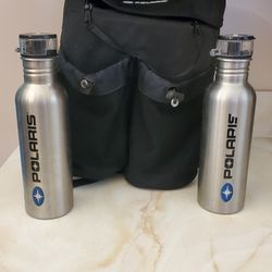 Polaris Bag And 2 Water Bottles