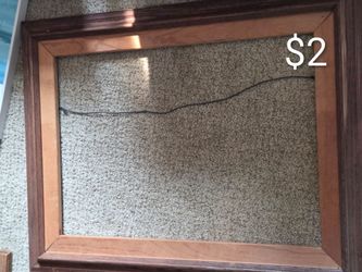 Wooden Picture Frame with No Glass