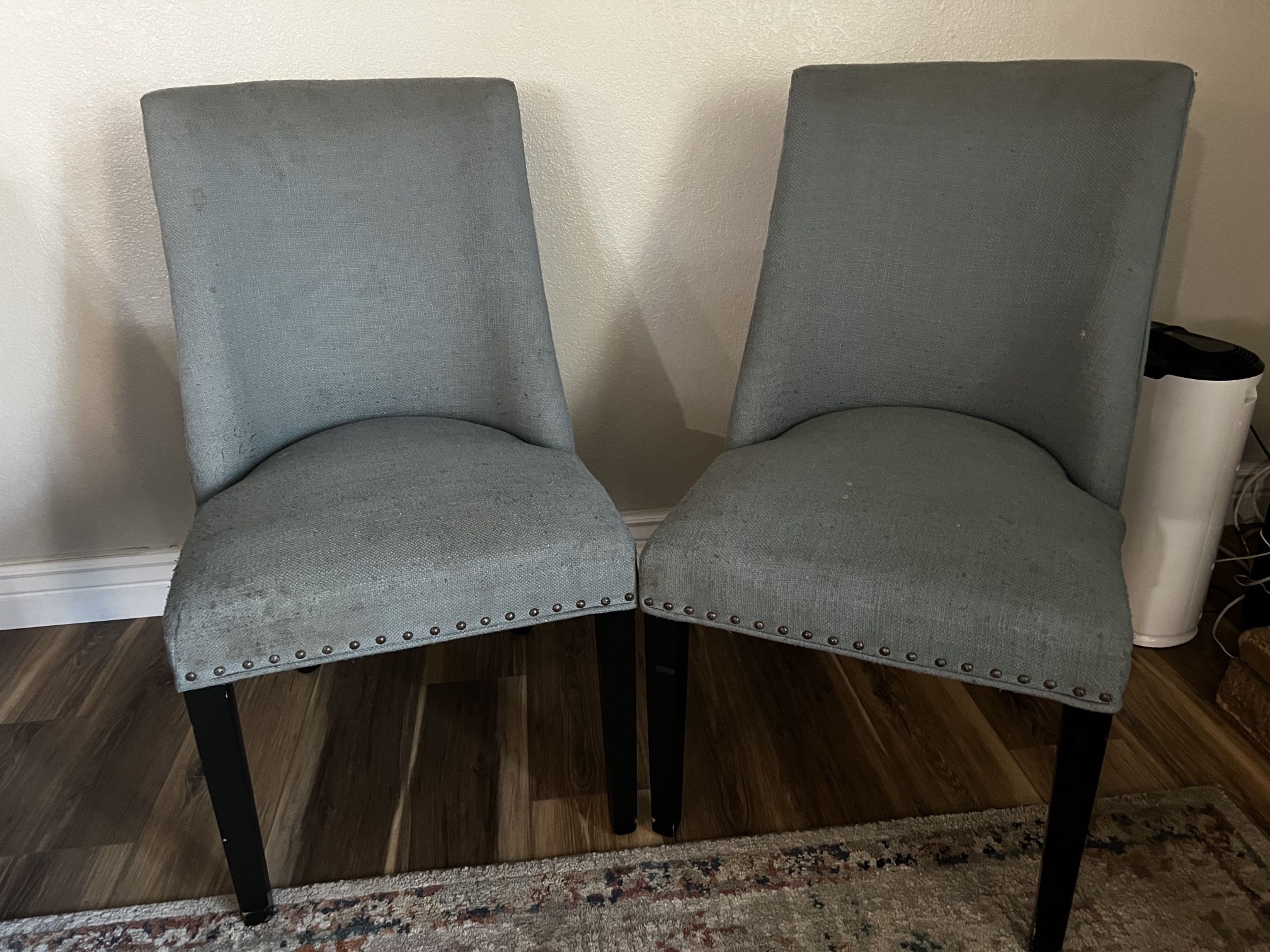 Pier 1 Imports Fabric chairs, normal stain and wear $20 Each