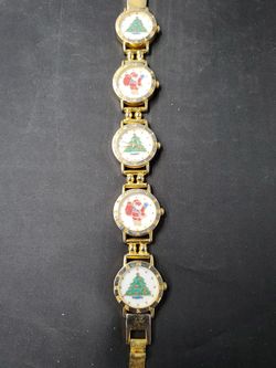 Numeric Christmas Tree/Santa Watch Bracelet